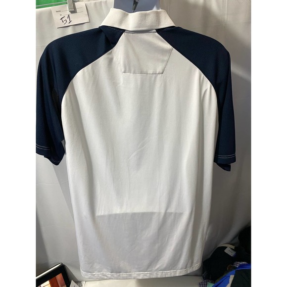 Antigua Golf polo XL Gowanda Country Club Crest White and Navy - Picture 3 of 11